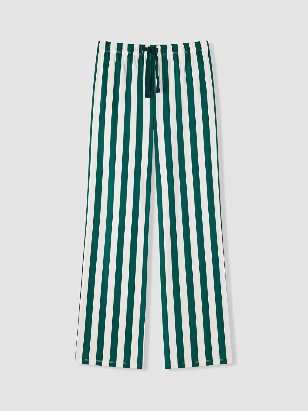 Collared Neck Striped Women's Pyjamas Set-4