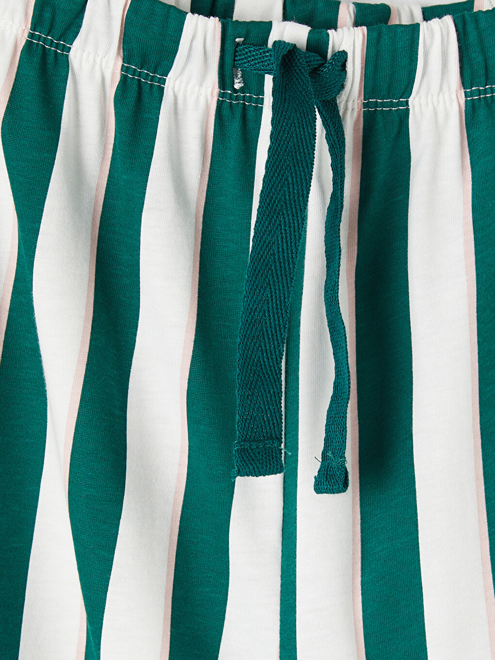 Collared Neck Striped Women's Pyjamas Set-5