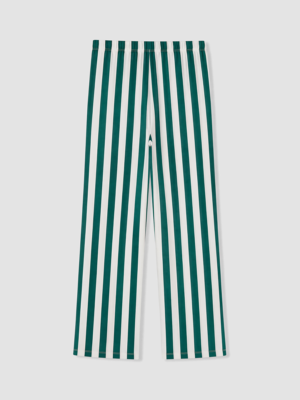 Collared Neck Striped Women's Pyjamas Set-6