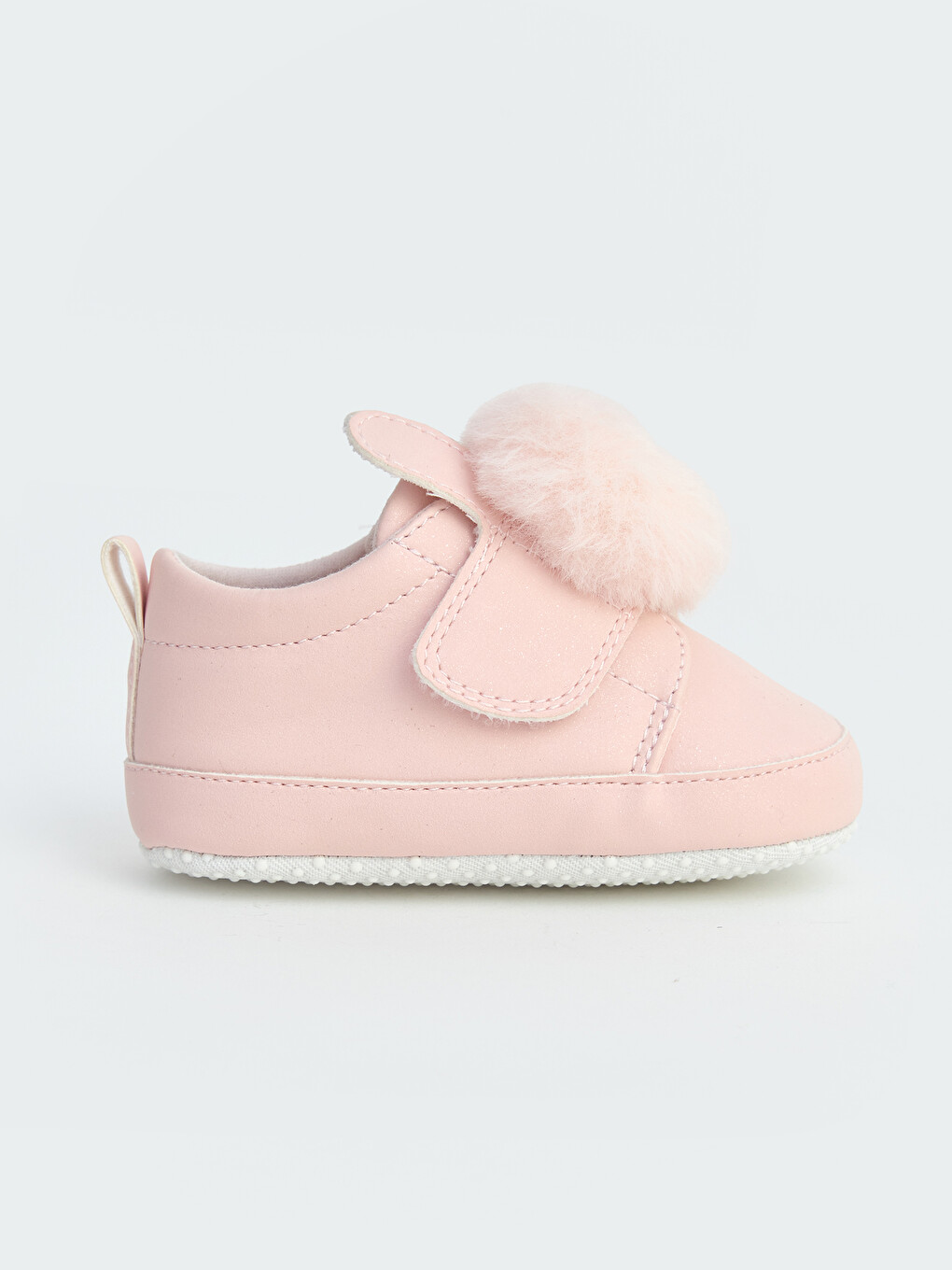 Girl Pink Pram Shoes-1