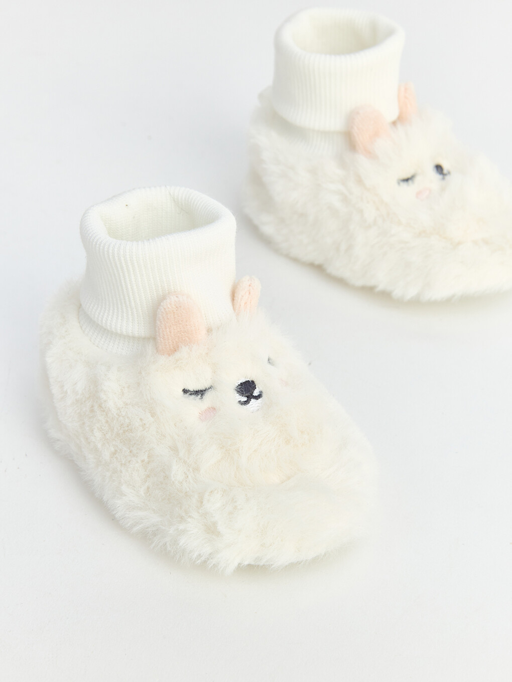 Baby Girl Ecru Pre-walker Shoes-2
