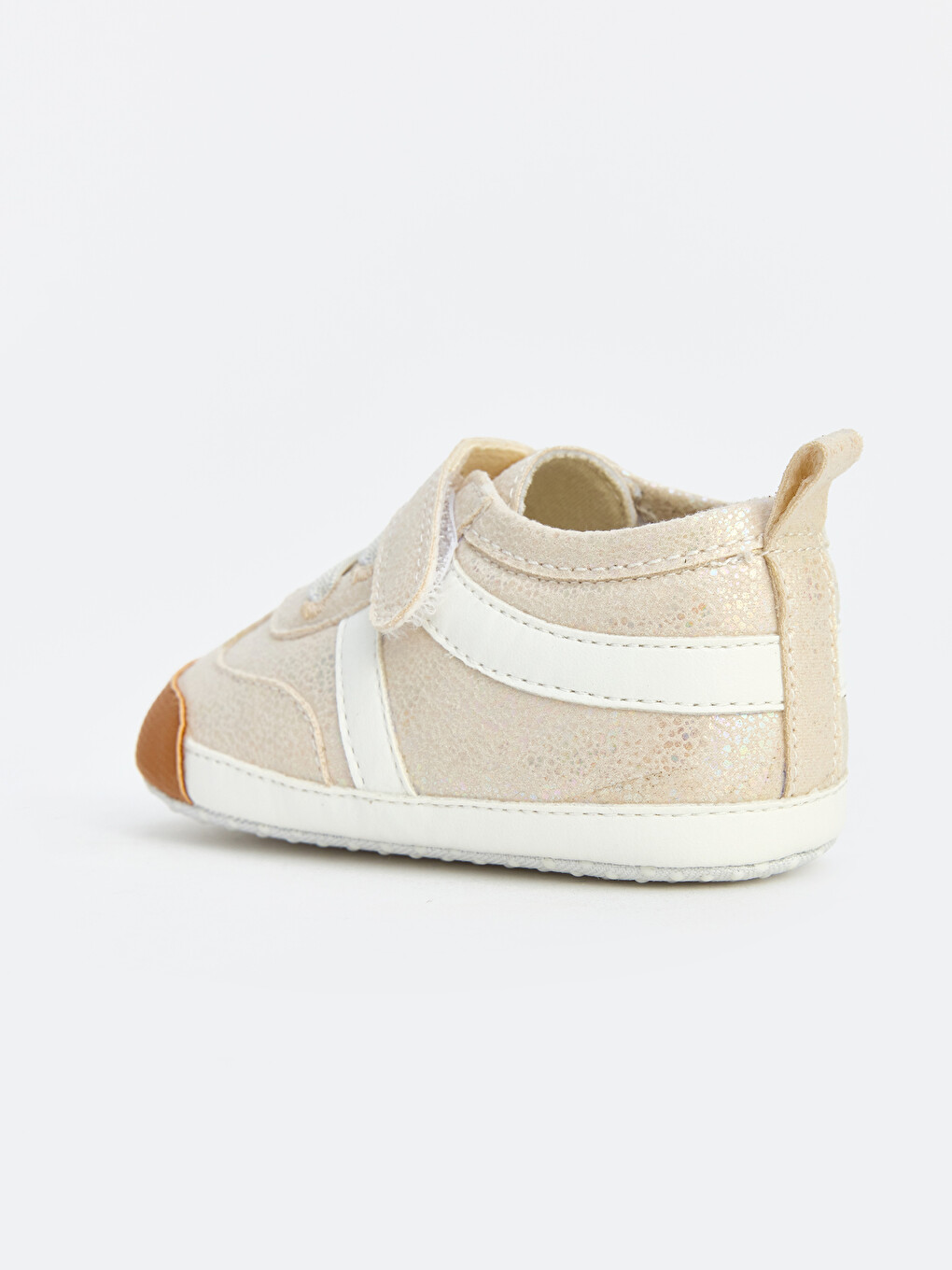 Baby Girl Ecru Pram Shoes-4