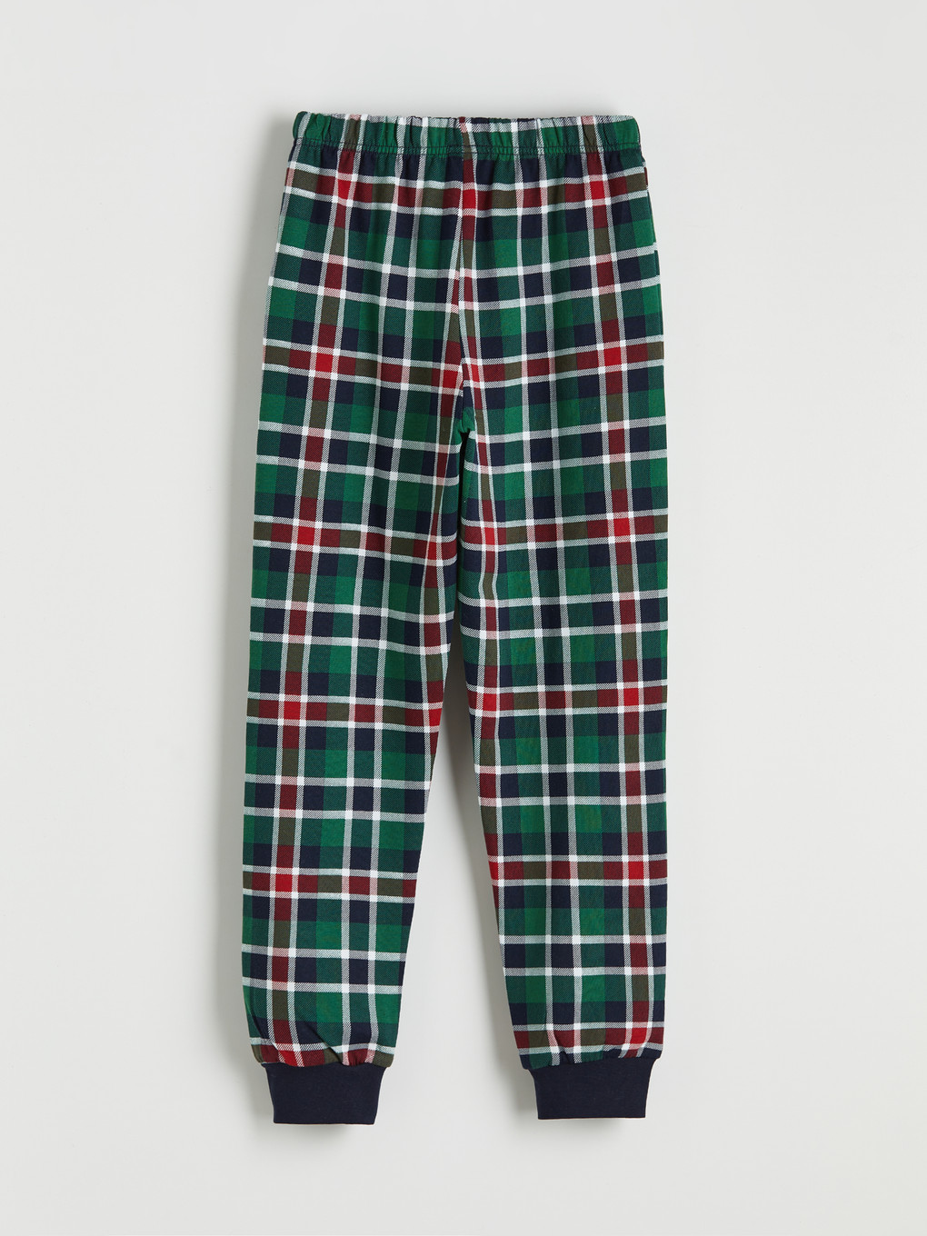 Yeşil Ekose Erkek Çocuk Pijama Altı-1