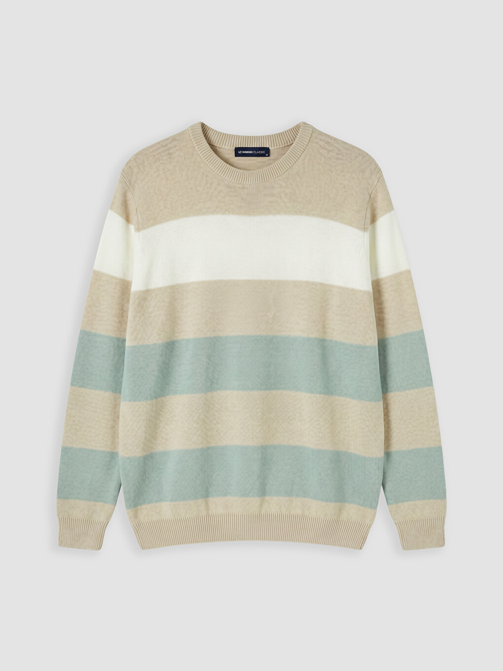 Man Beige Sweater-3