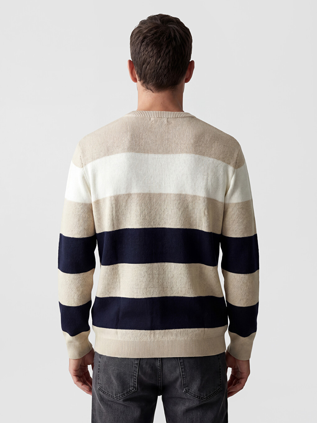 Pull-over Marine Homme-2