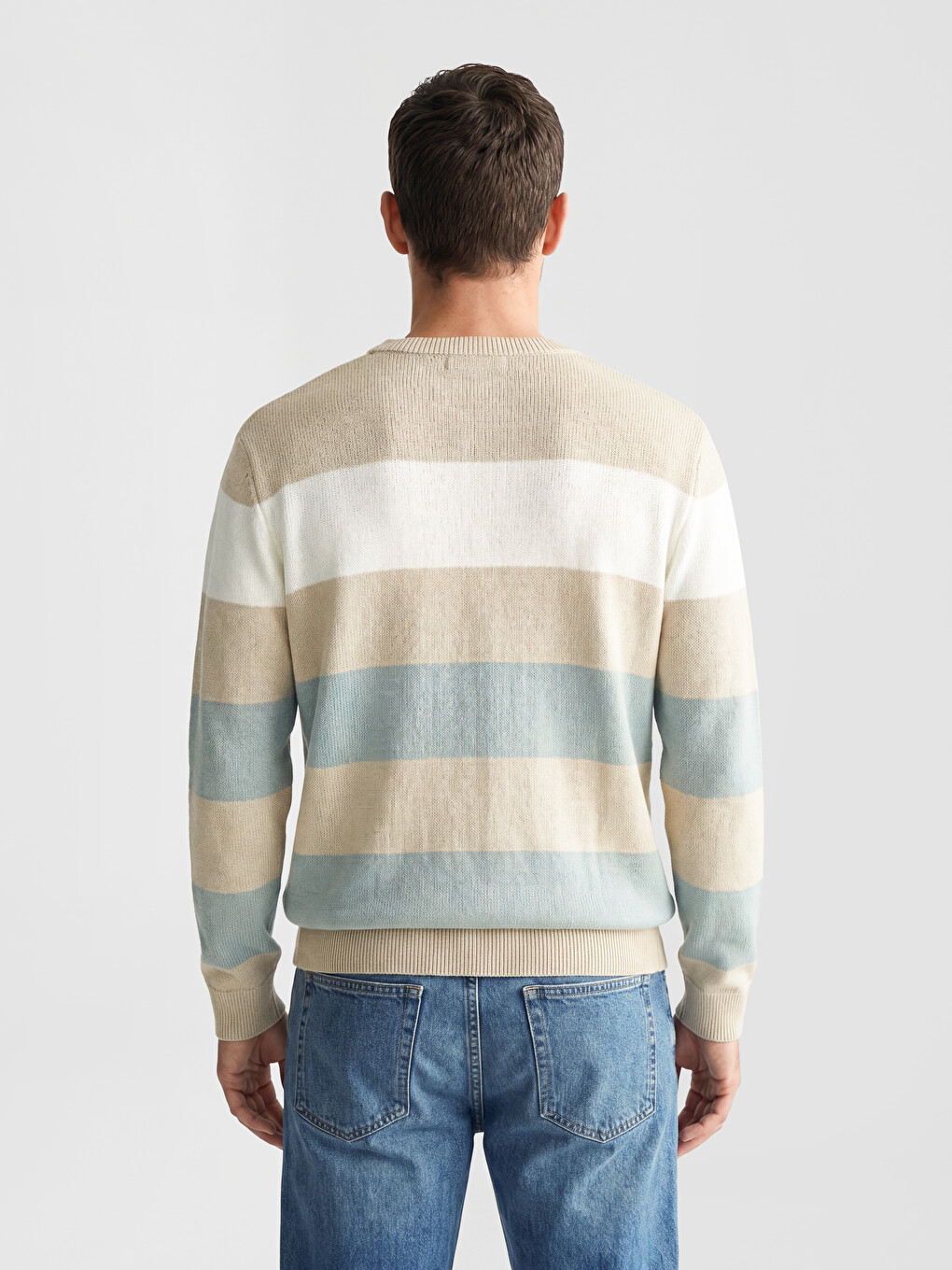 Man Beige Sweater-2