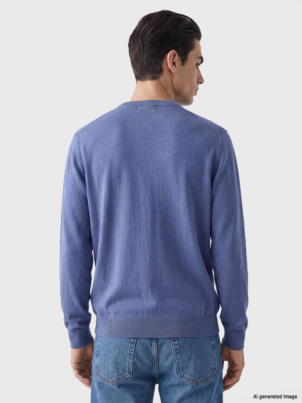 Crew Neck Men's Knitwear Sweater-2