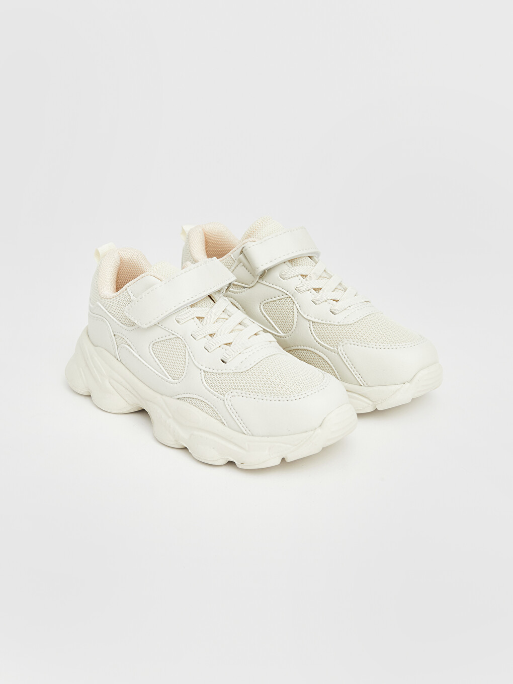 Bej Fileli Kız Çocuk Sneaker