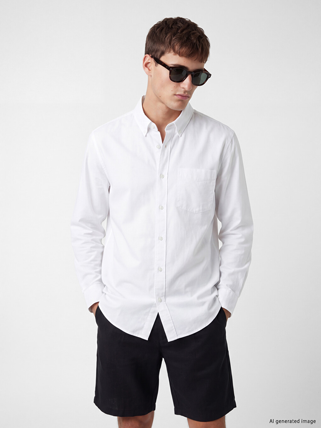 Regular Fit Oxford Men's Shirt