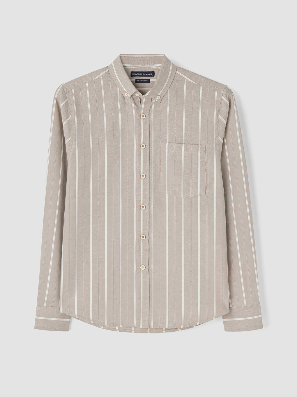 Man Beige Shirt