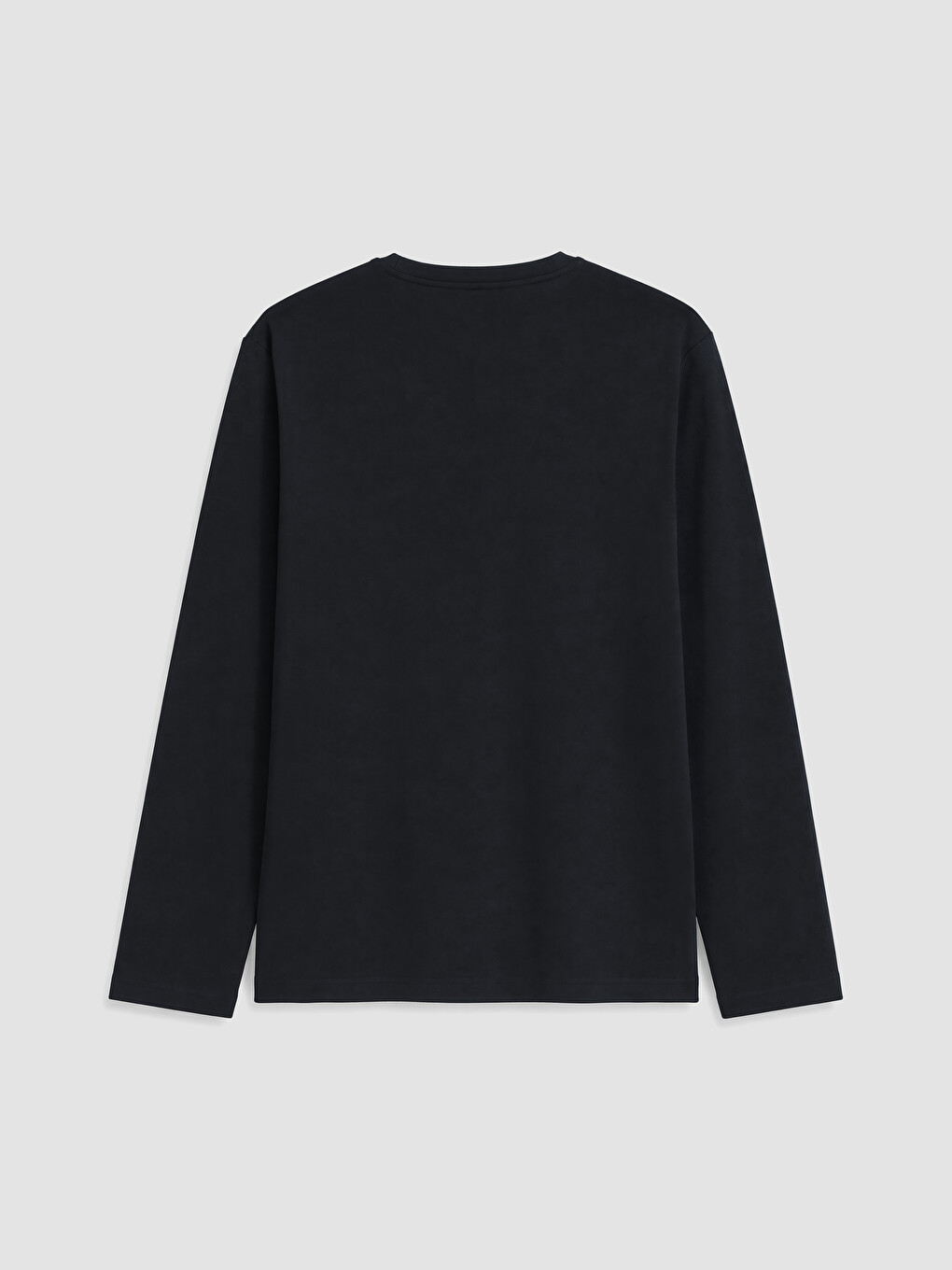 Crew Neck Standard Fit Long Sleeve Men's T-shirt-5