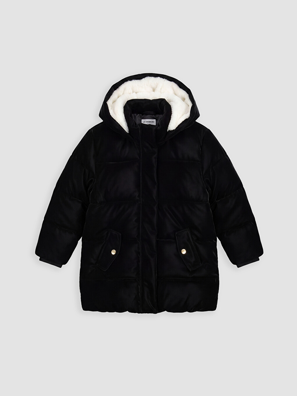 Girl Black Coat