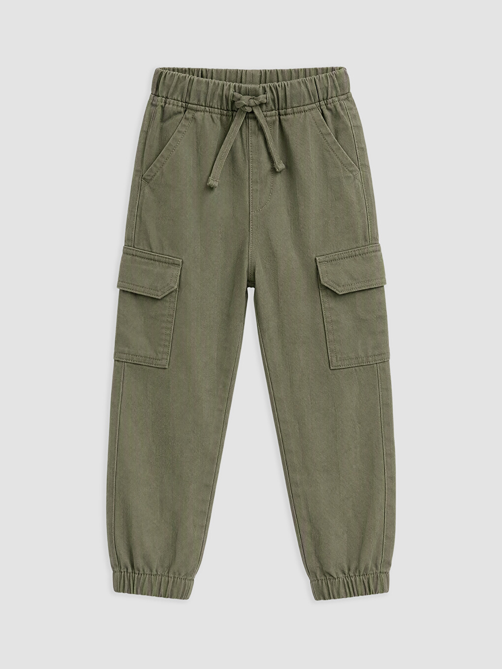 Boys' Gabardine Cargo Trousers