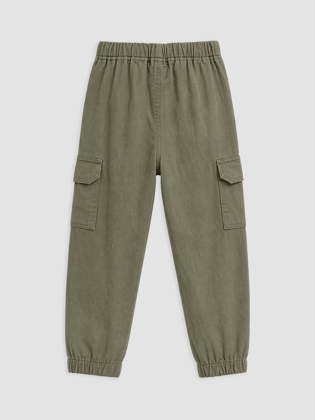 Boys' Gabardine Cargo Trousers-1