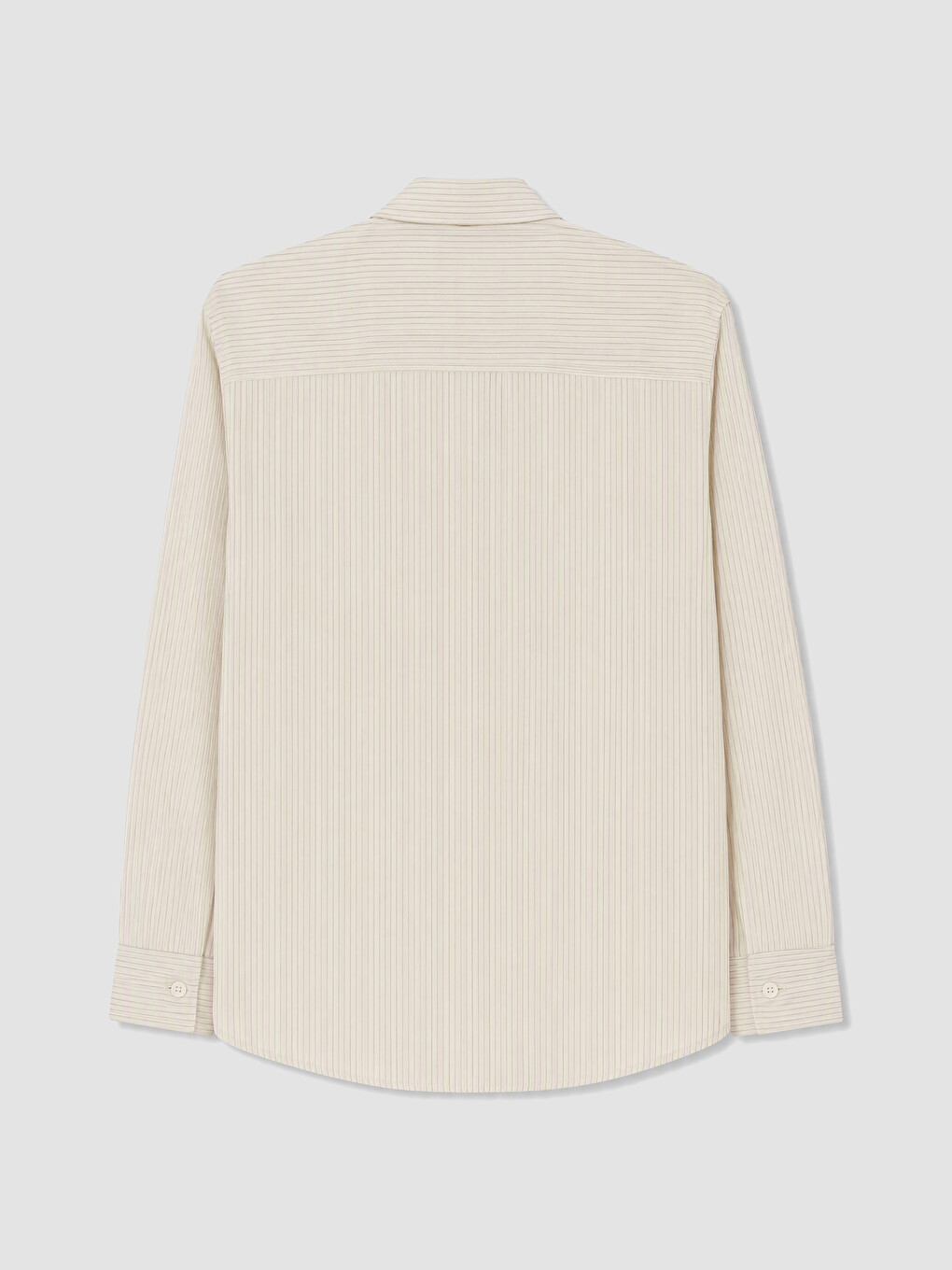 Regular Fit Striped Poplin Men's Shirt-6