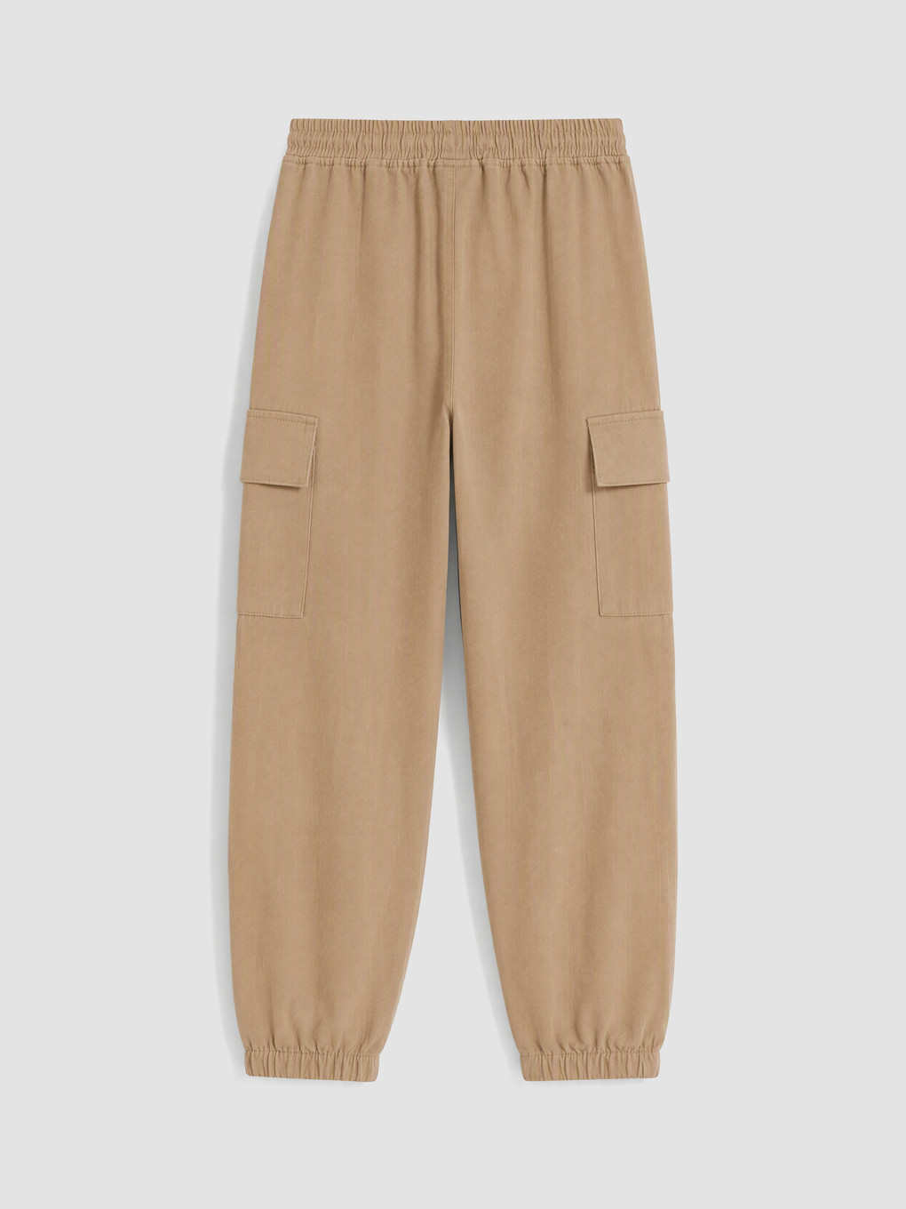 Boys' Gabardine Cargo Trousers-2