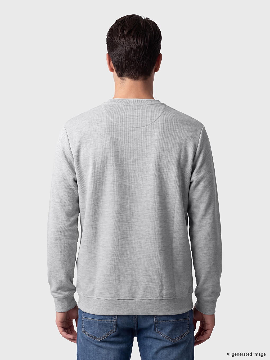 Crew Neck Men's Sweatshirt-2