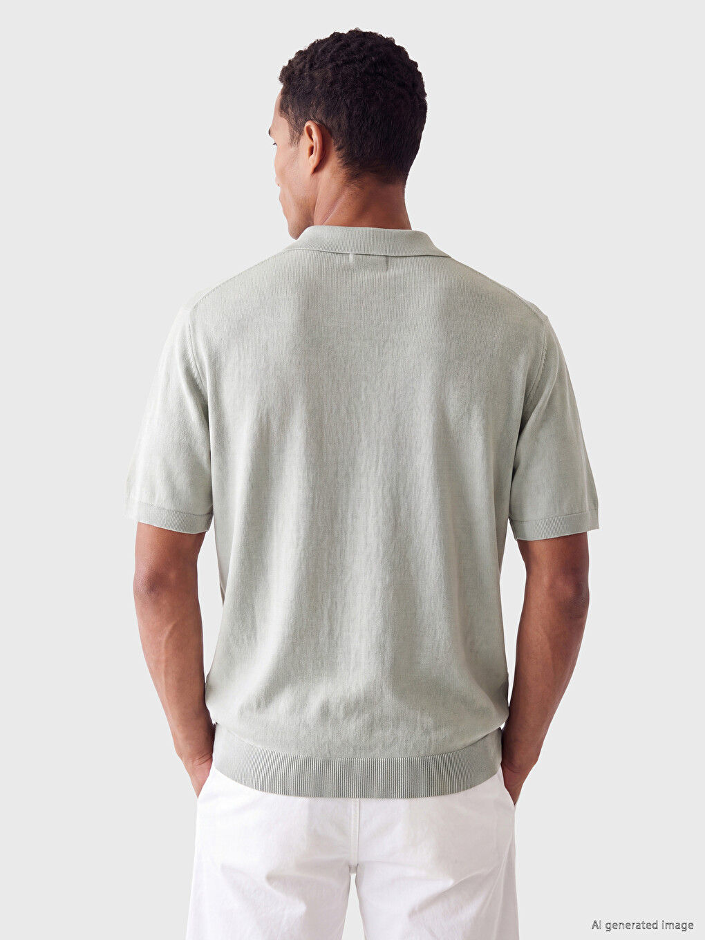 Mashkull Jeshil T-shirt-2