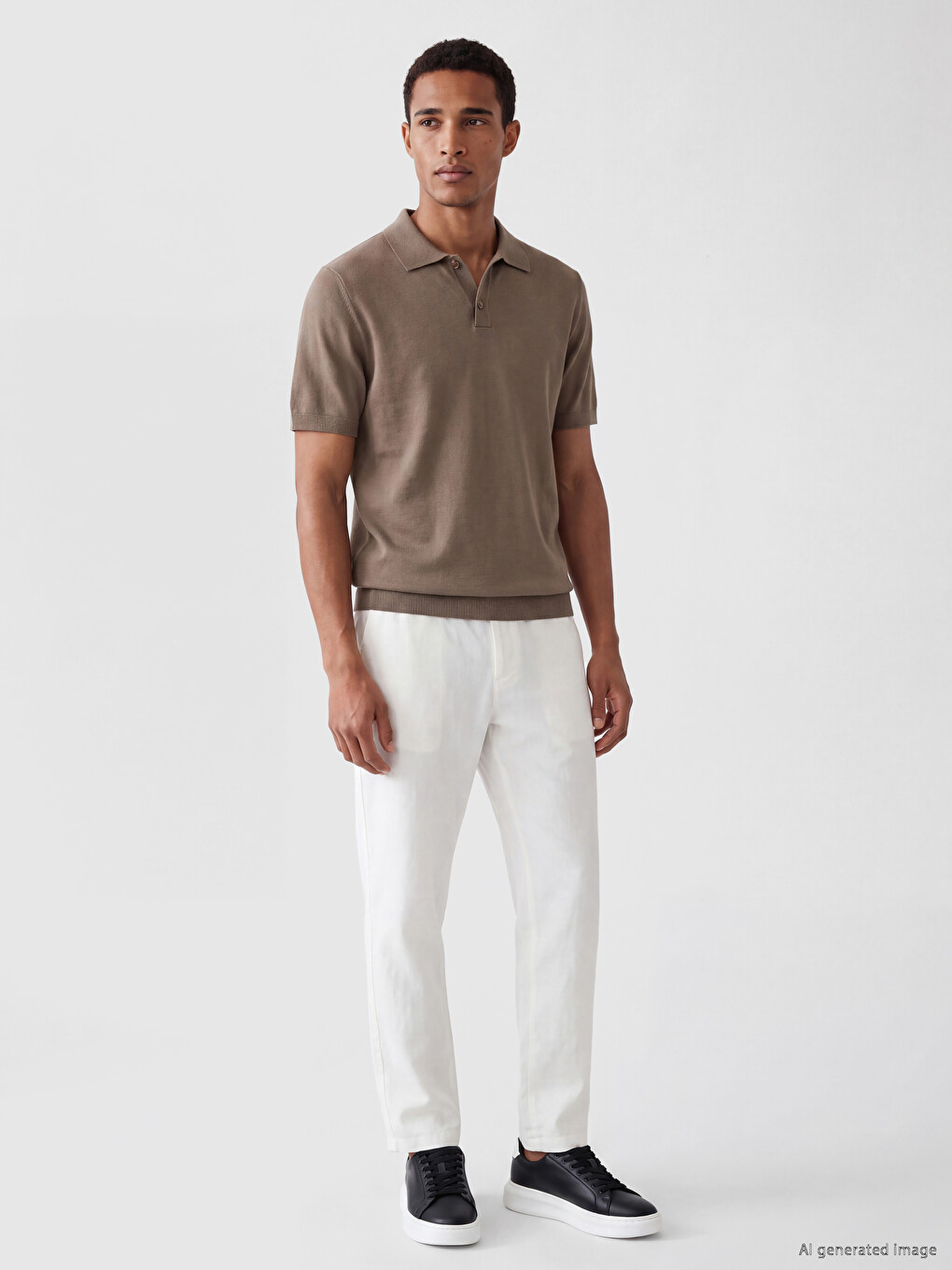 T-shirt Triko Me Jakë Polo Për Burra
