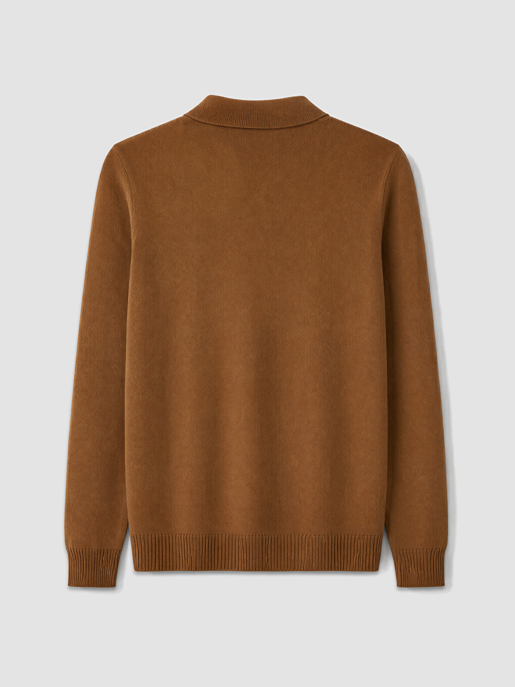 Pulover Tricotat Pentru Bărbați Cu Guler Polo-5