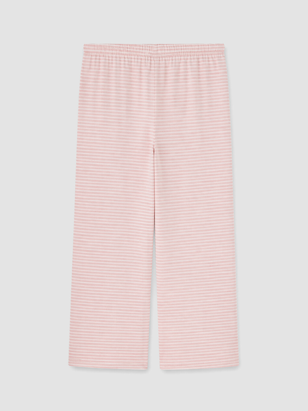 Pembe Bisiklet Yaka Baskılı Kadın Kaprili Pijama Takımı-6
