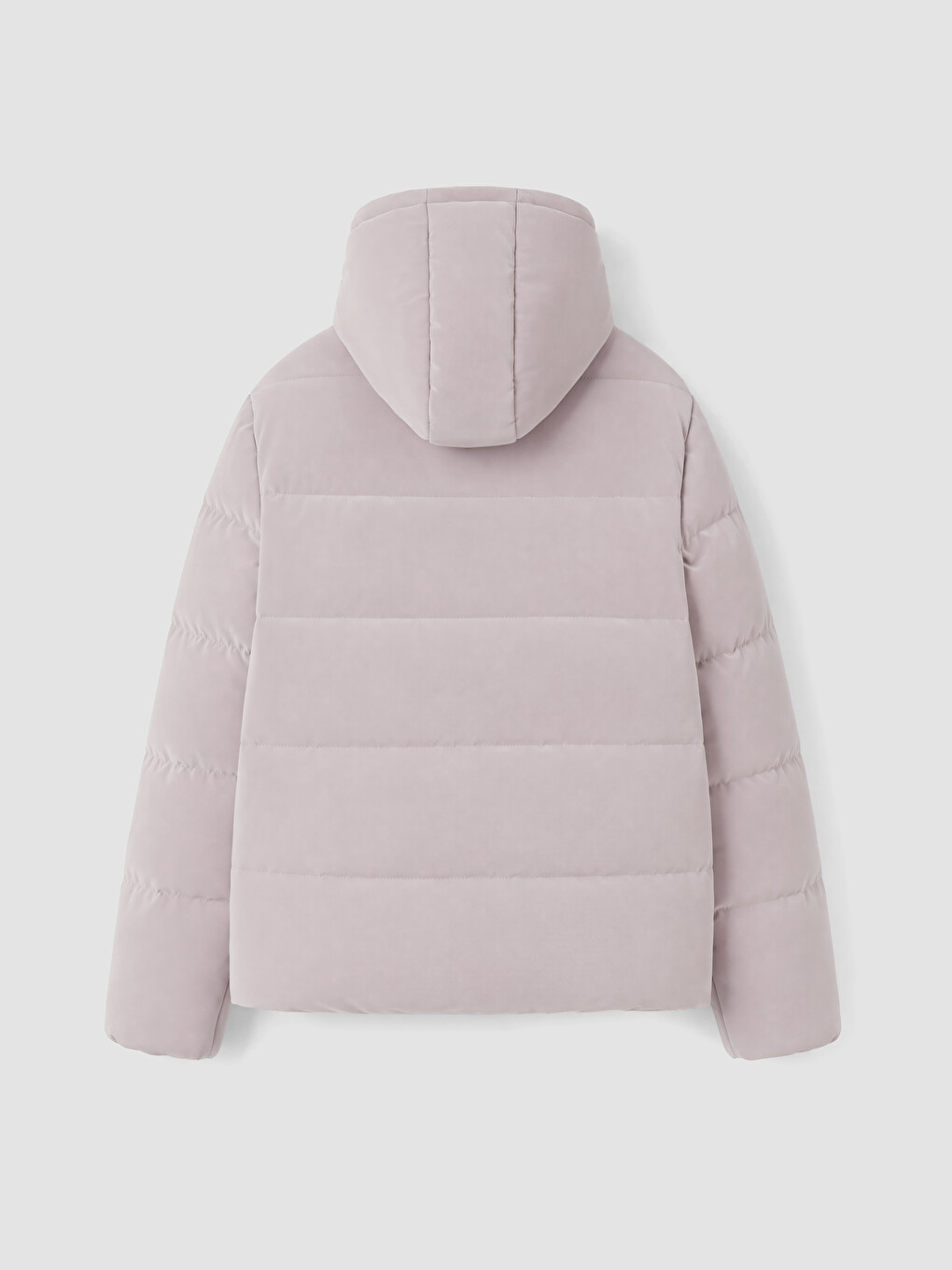 Pembe Apüşonlu Kız Çocuk Şişme Mont-1