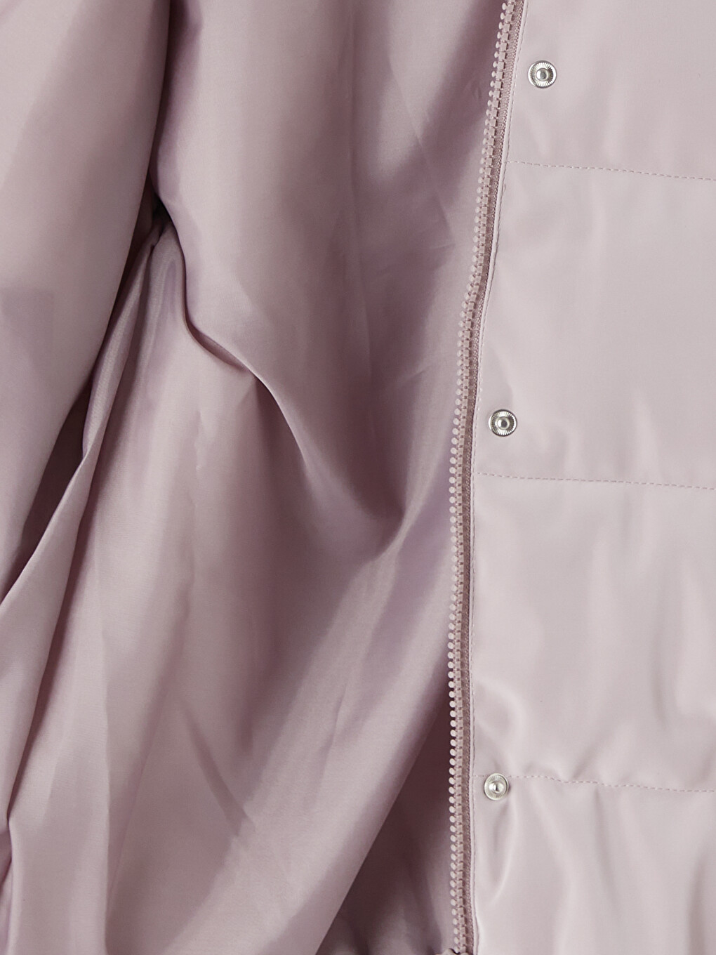 Pembe Apüşonlu Kız Çocuk Şişme Mont-3