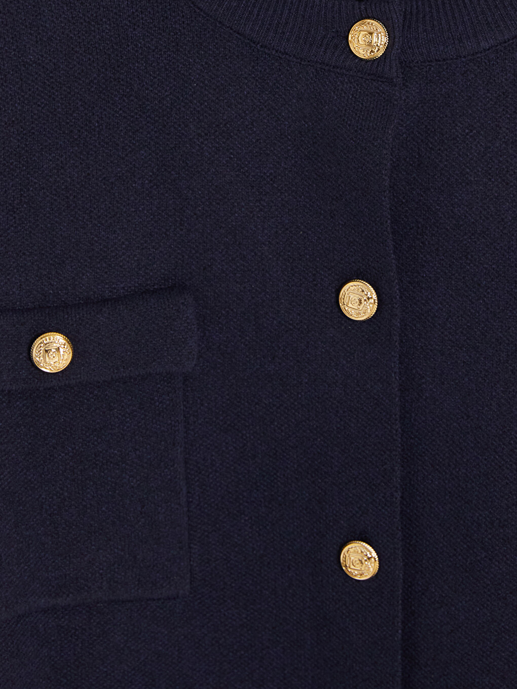Crew Neck Women's Cardigan-5