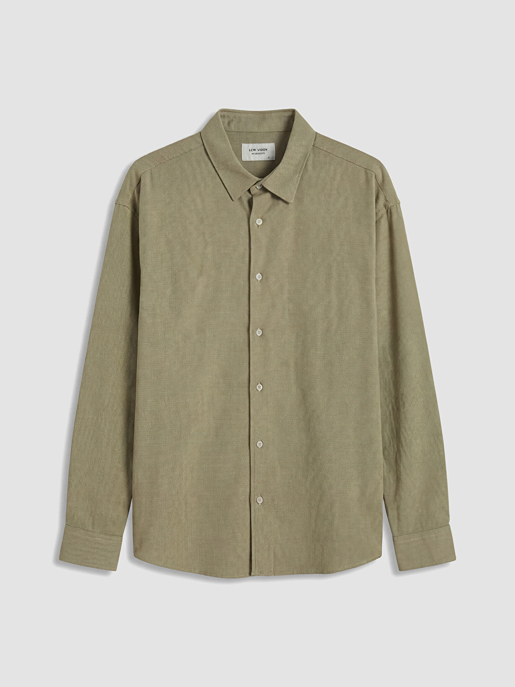 Regular Fit Textured Men's Shirt-4