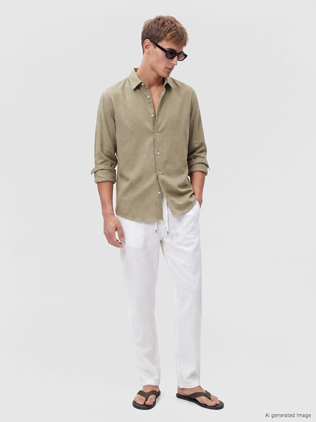 Regular Fit Textured Men's Shirt-1