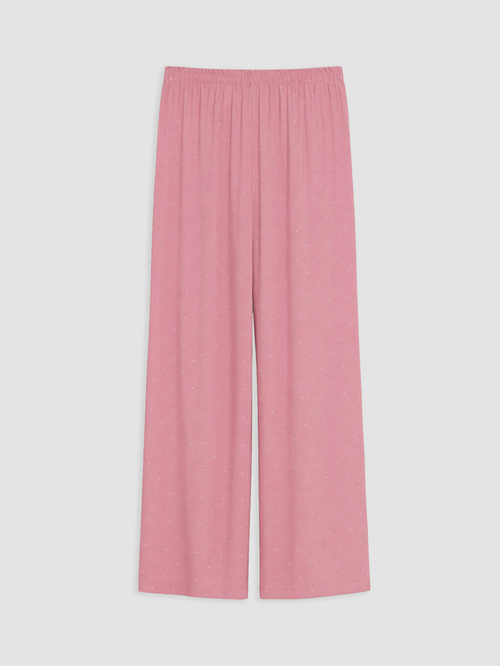 Pembe Bisiklet Yaka Baskılı Kadın Pijama Takımı-7