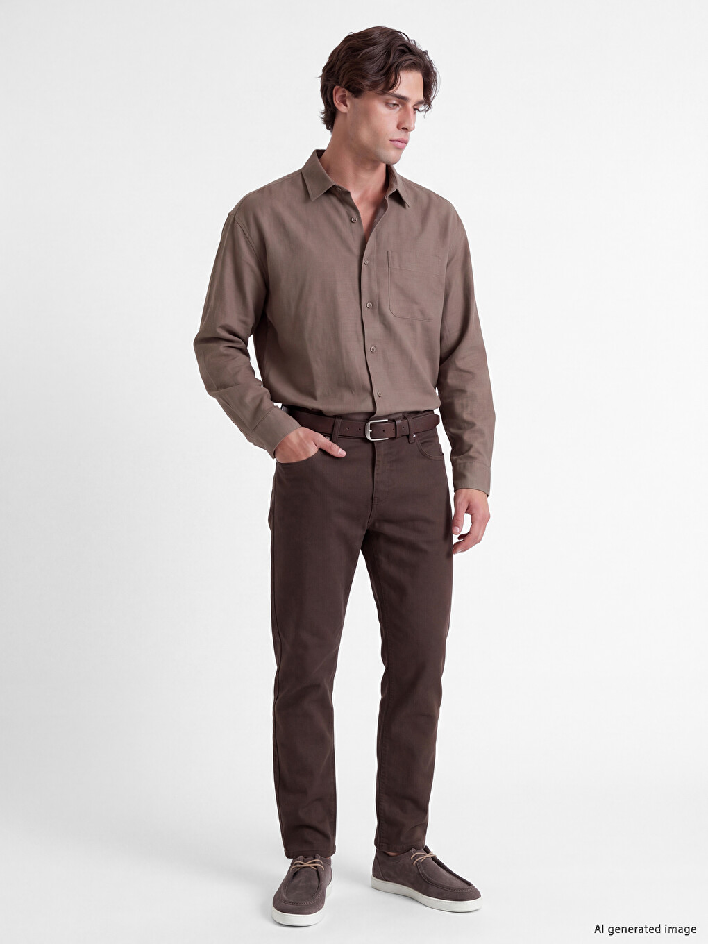Chemise Texturée Standard Fit Pour Homme-1