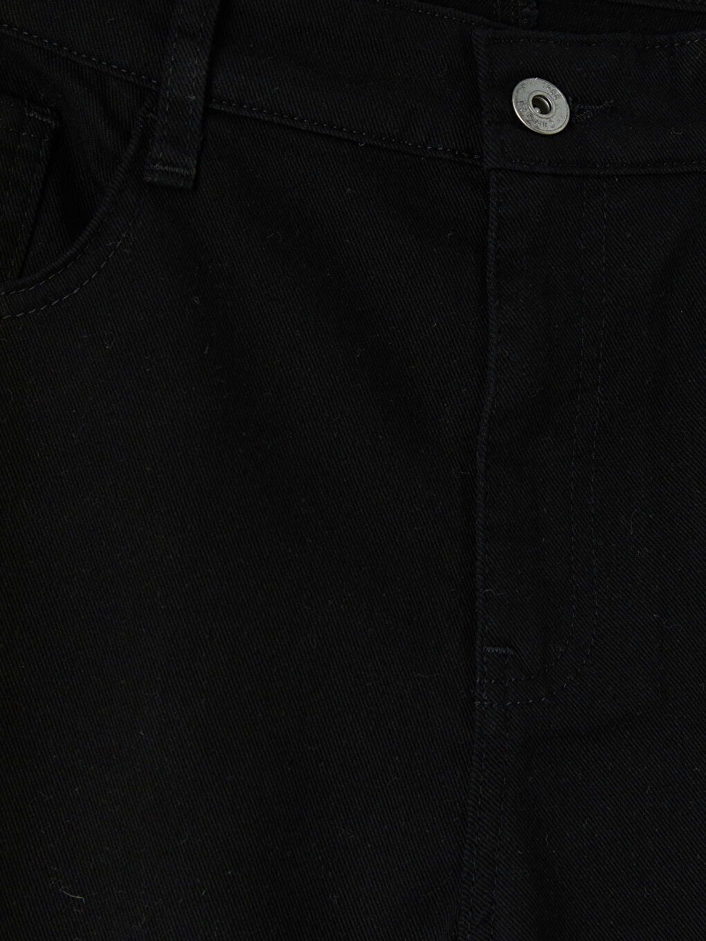 Siyah Regular Fit Gabardin Erkek Chino Pantolon-2