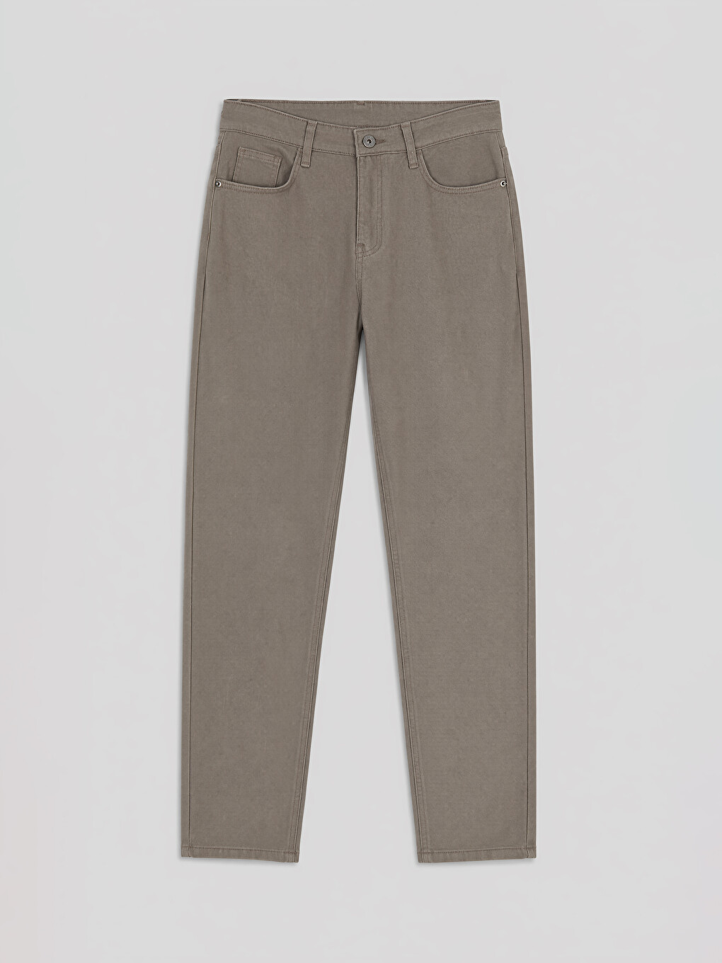 Haki Regular Fit Gabardin Erkek Chino Pantolon