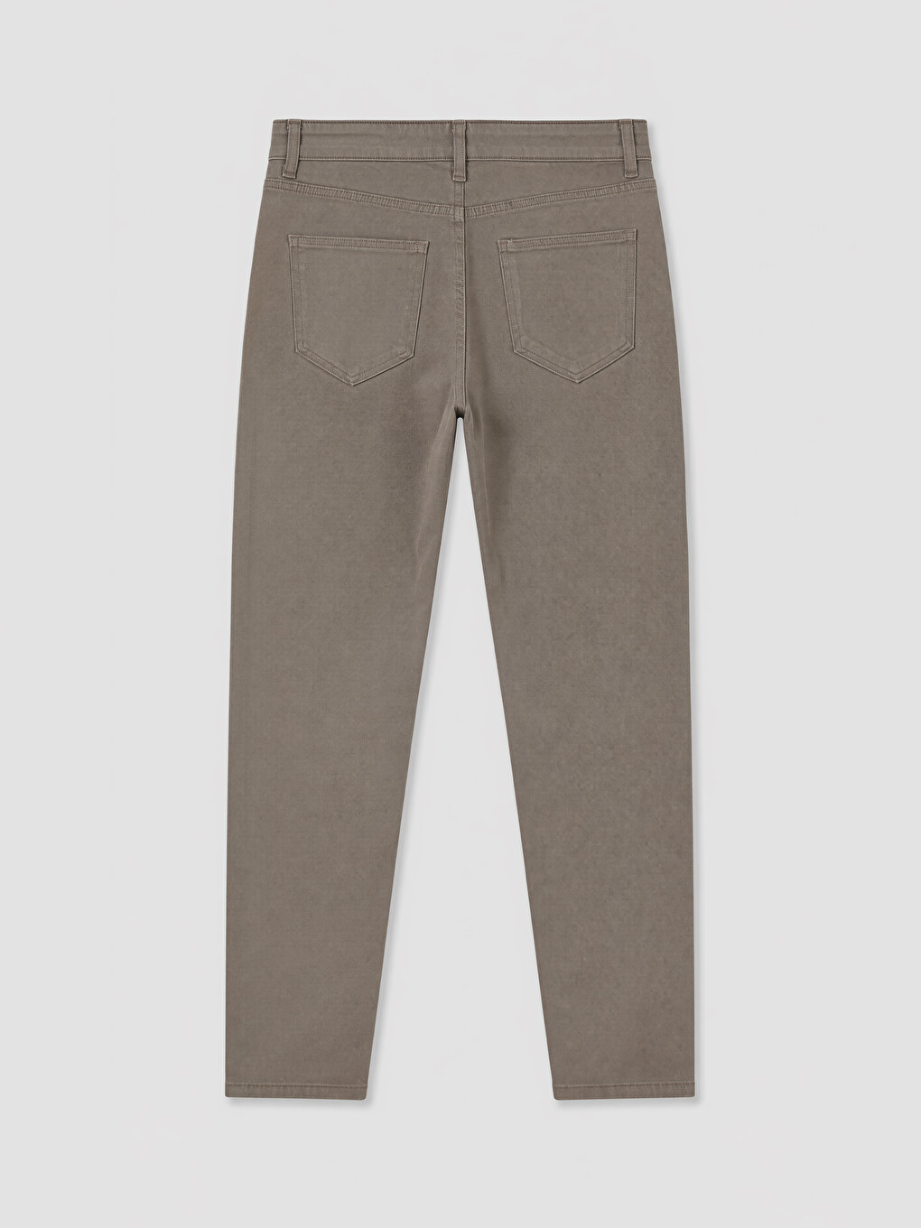 Haki Regular Fit Gabardin Erkek Chino Pantolon-1
