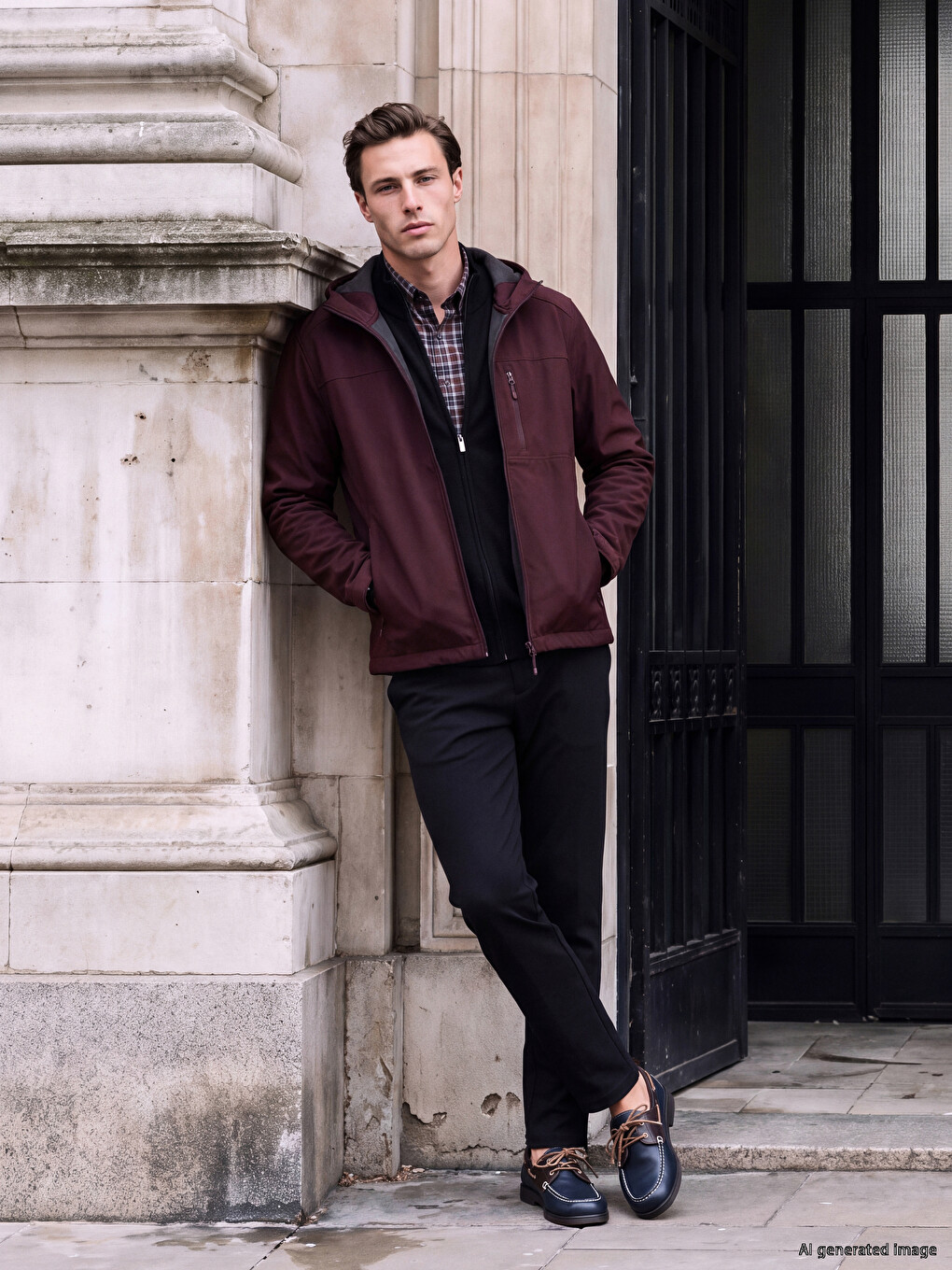 Pantaloni Chino Slim Fit Bărbați