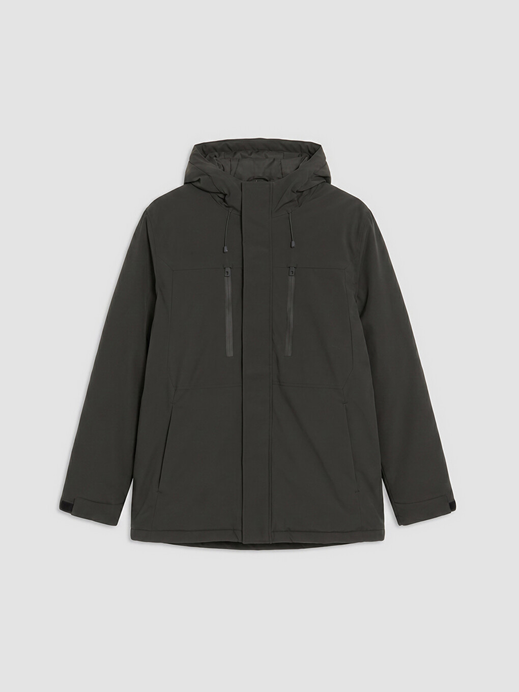 Man Khaki Puffer Coat-3