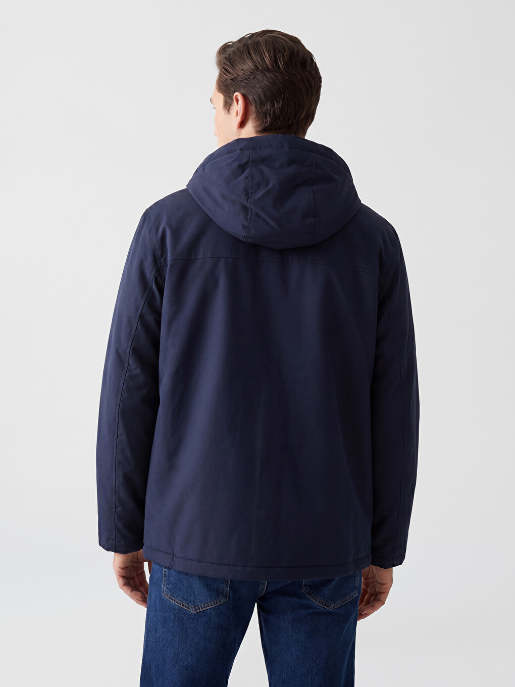 Standard Fit Hooded Men's Puffer Coat-2