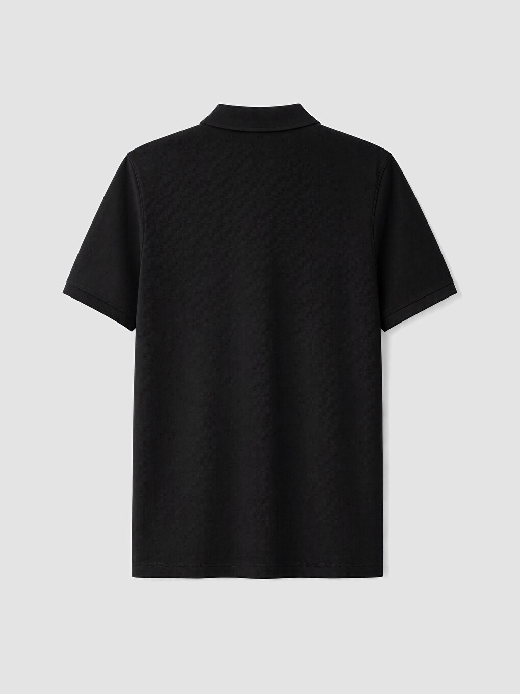 Polo Collar Pique Men's T-shirt-5