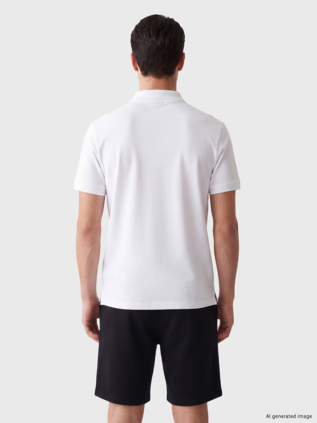 Tricou Bărbați Regular Fit Cu Guler Polo Texturat-2