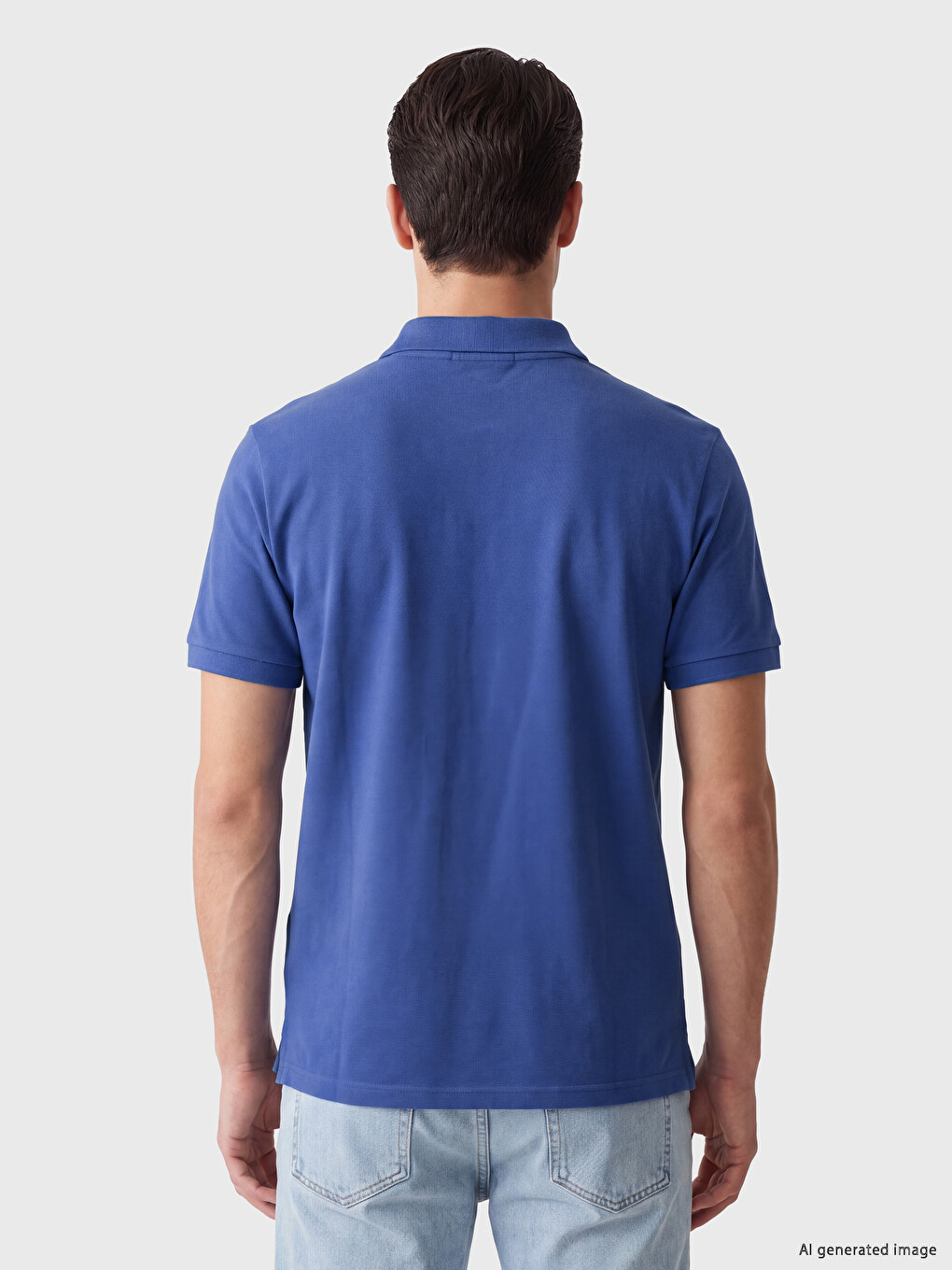 Tricou Bărbați Regular Fit Cu Guler Polo Texturat-2