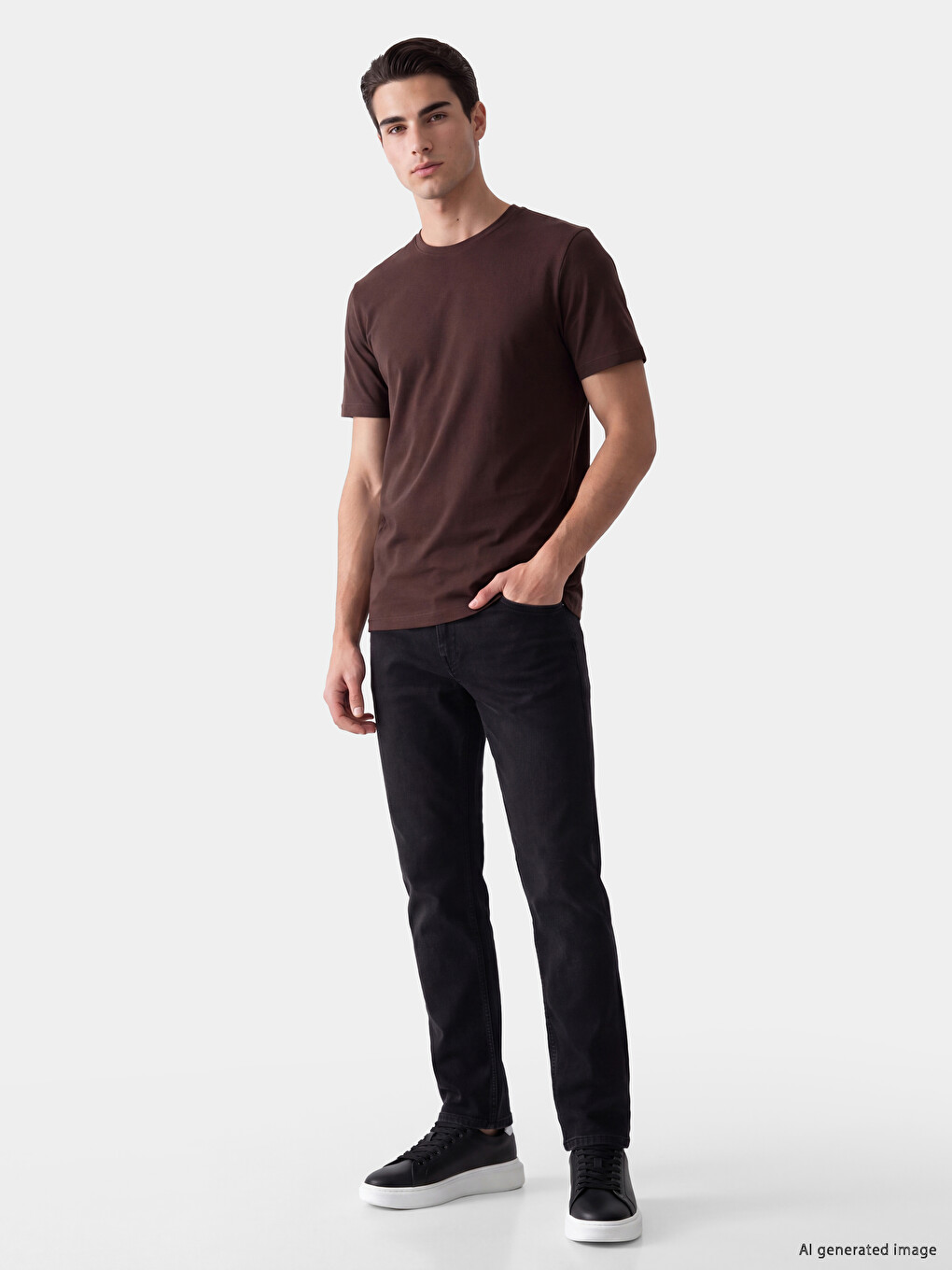 تي شيرت قماش رقيق Regular Fit /03-1