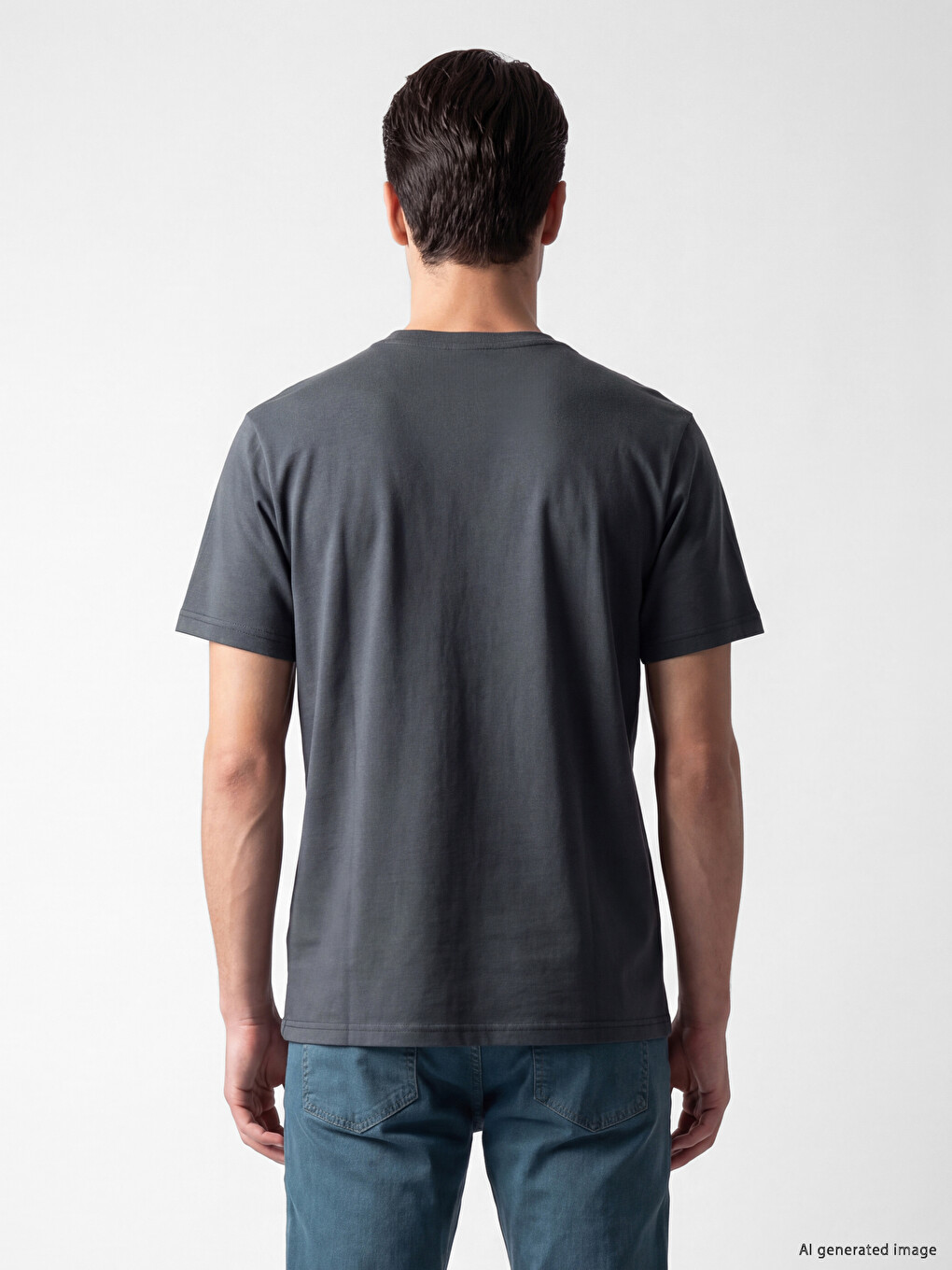 Crew Neck Jersey Men's T-shirt-2