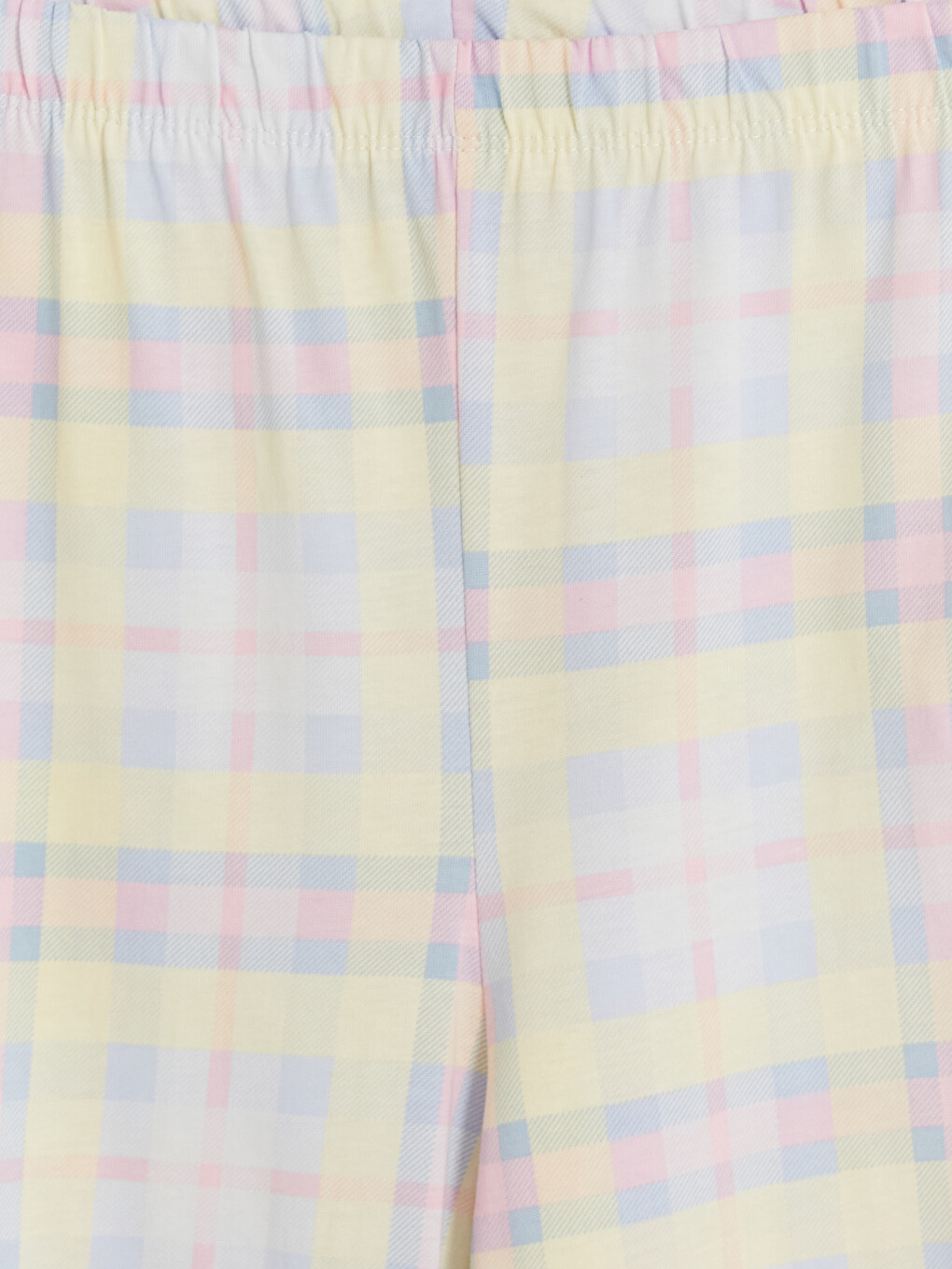 Shirt Collar Plaid Women's Pyjamas Set-5