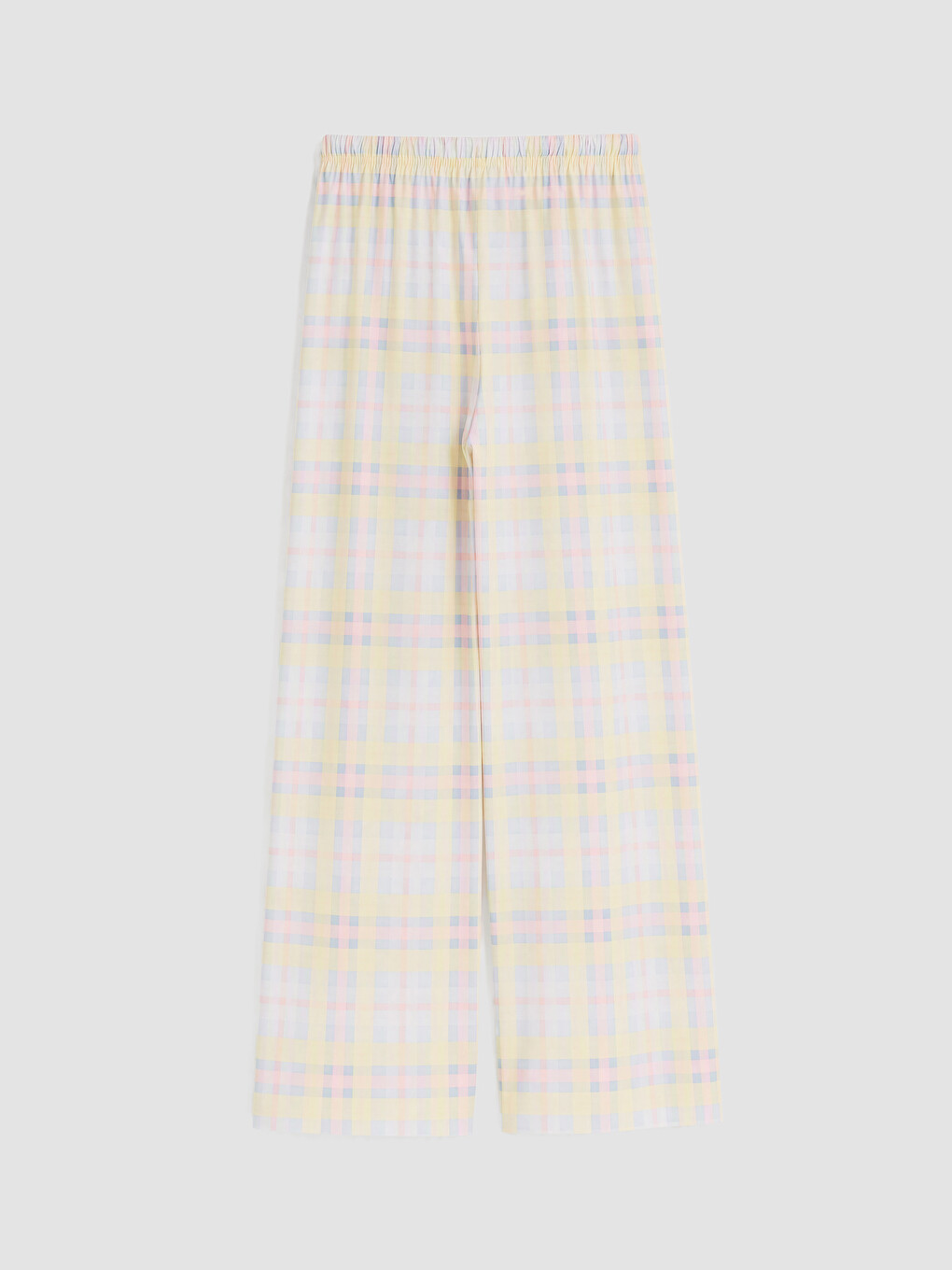 Shirt Collar Plaid Women's Pyjamas Set-6