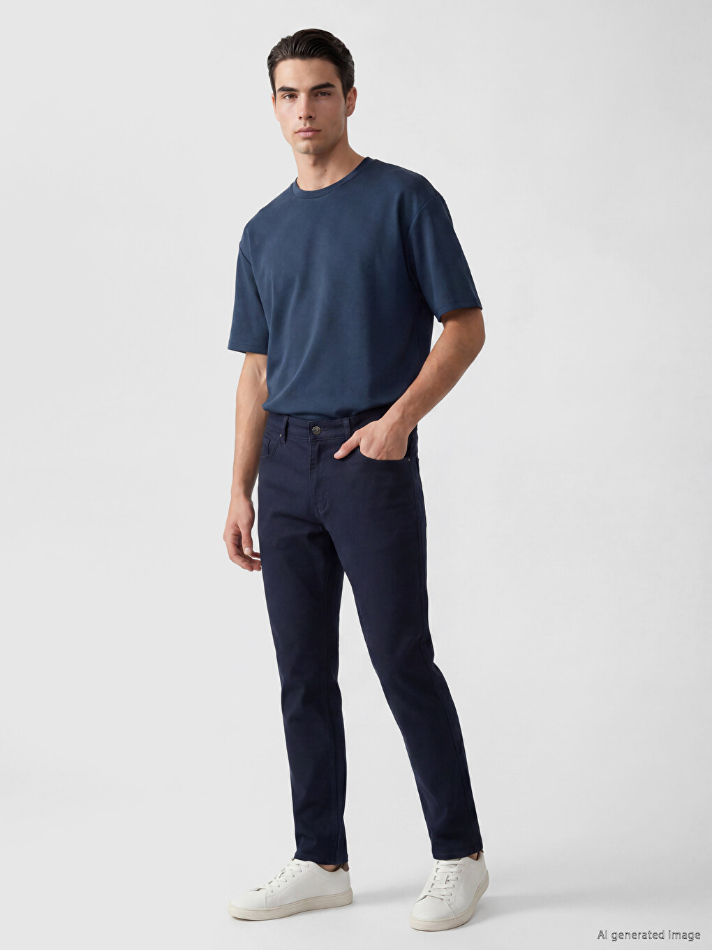 Regular Fit Men's Chino Trousers-1