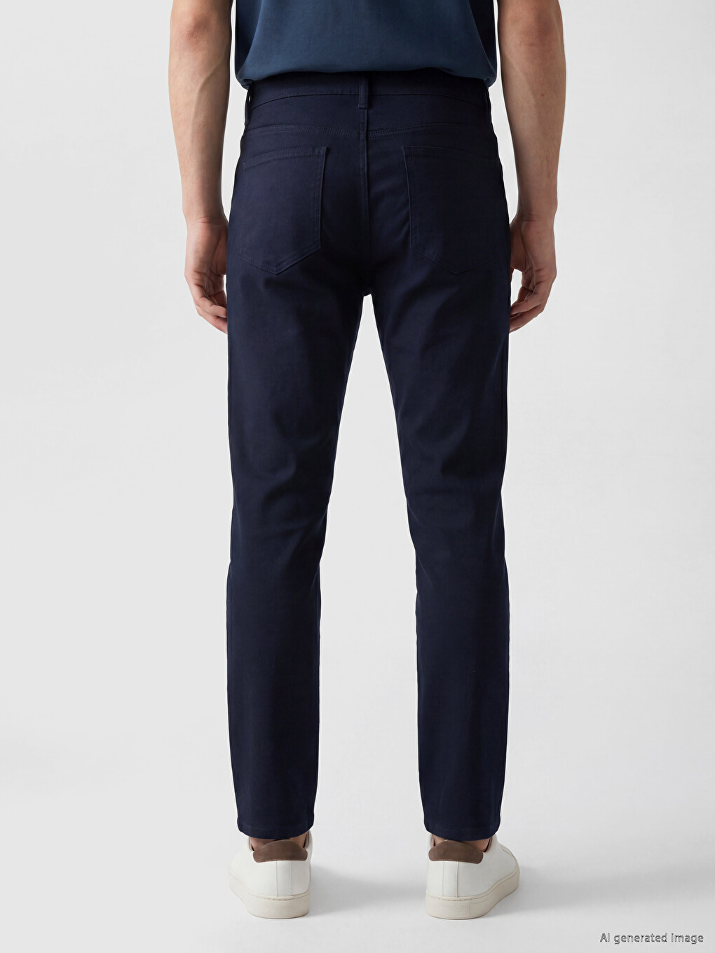 Regular Fit Men's Chino Trousers-3