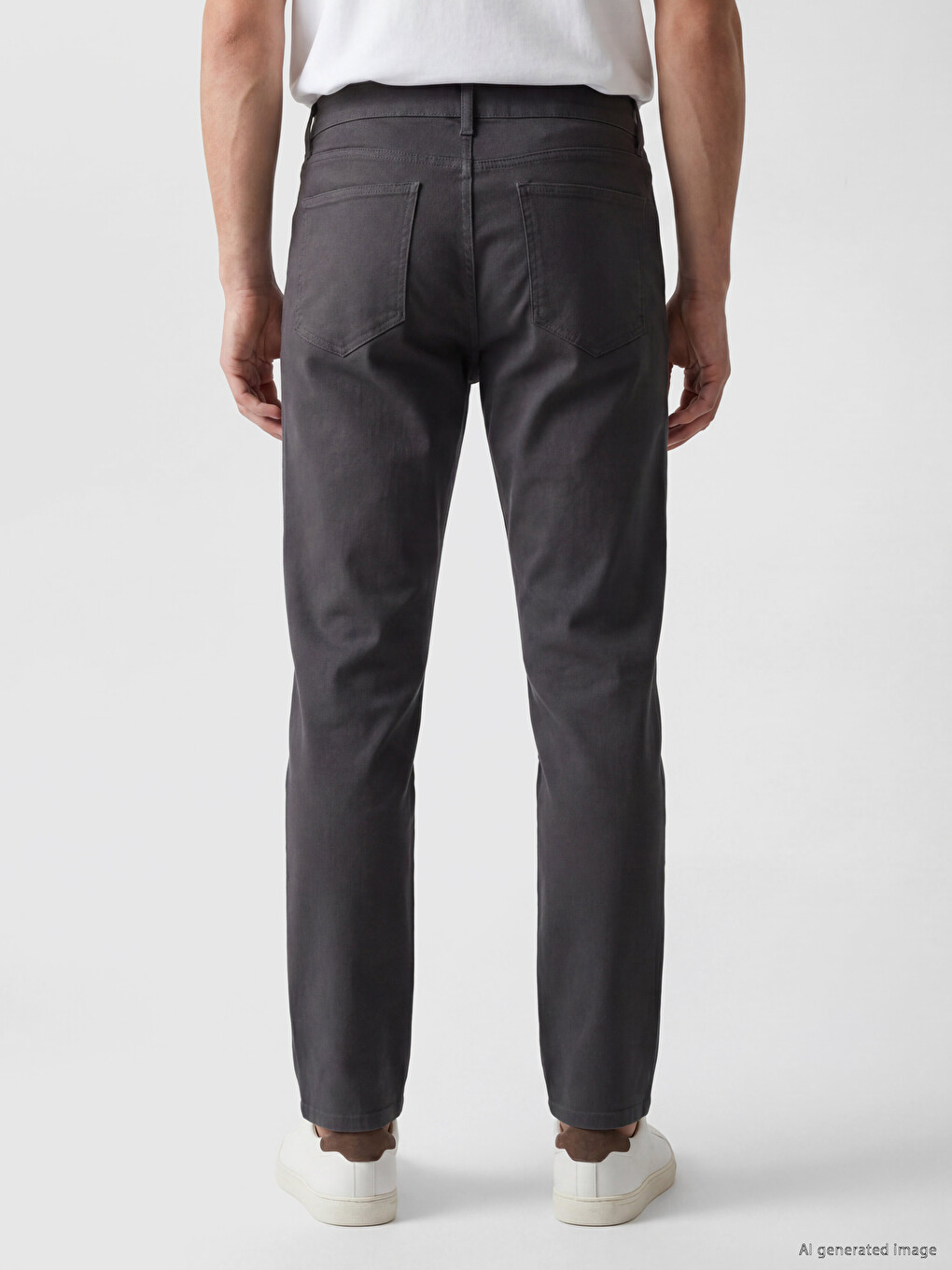 Regular Fit Men's Chino Trousers-3