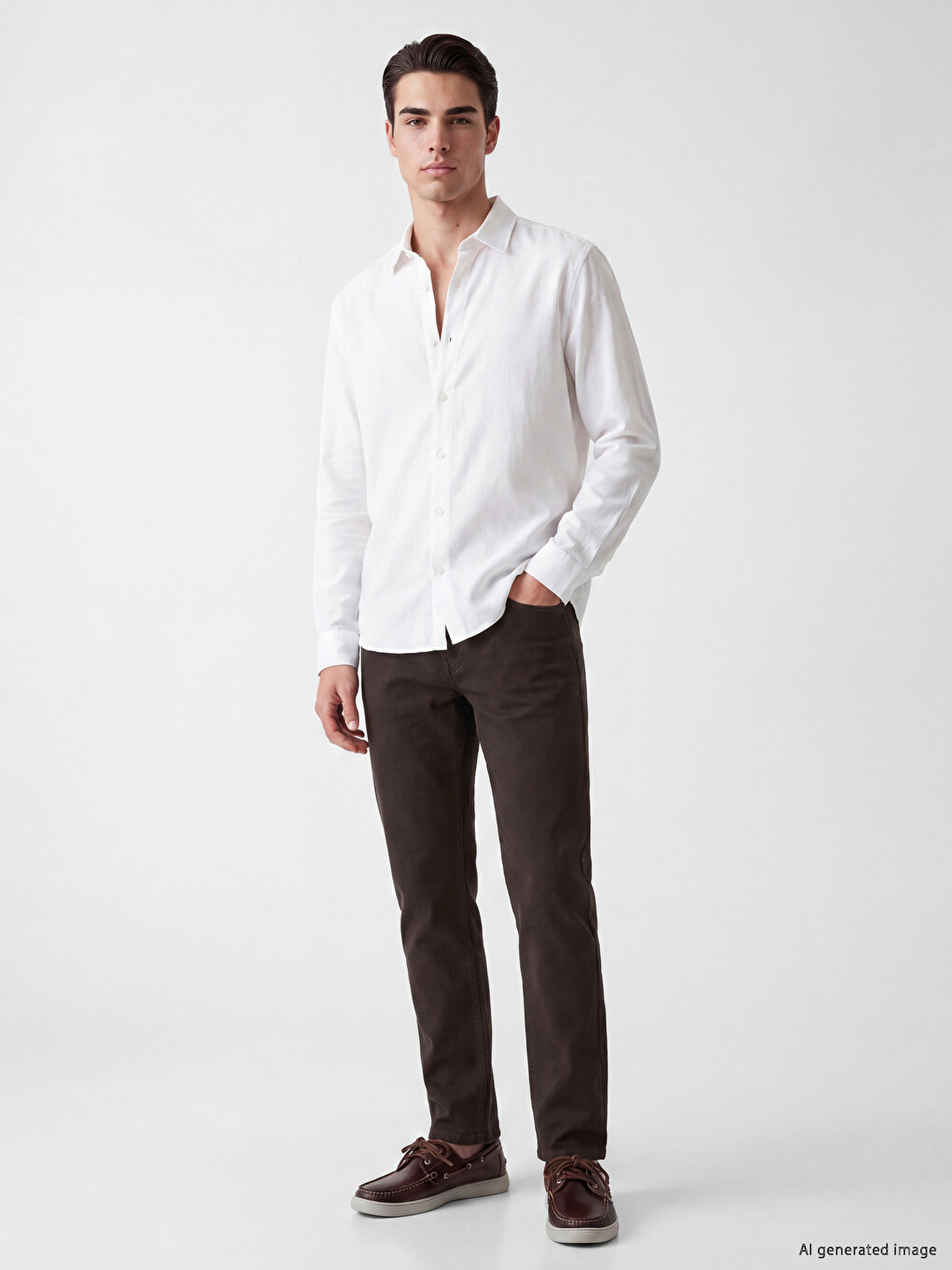 Regular Fit Men's Chino Trousers