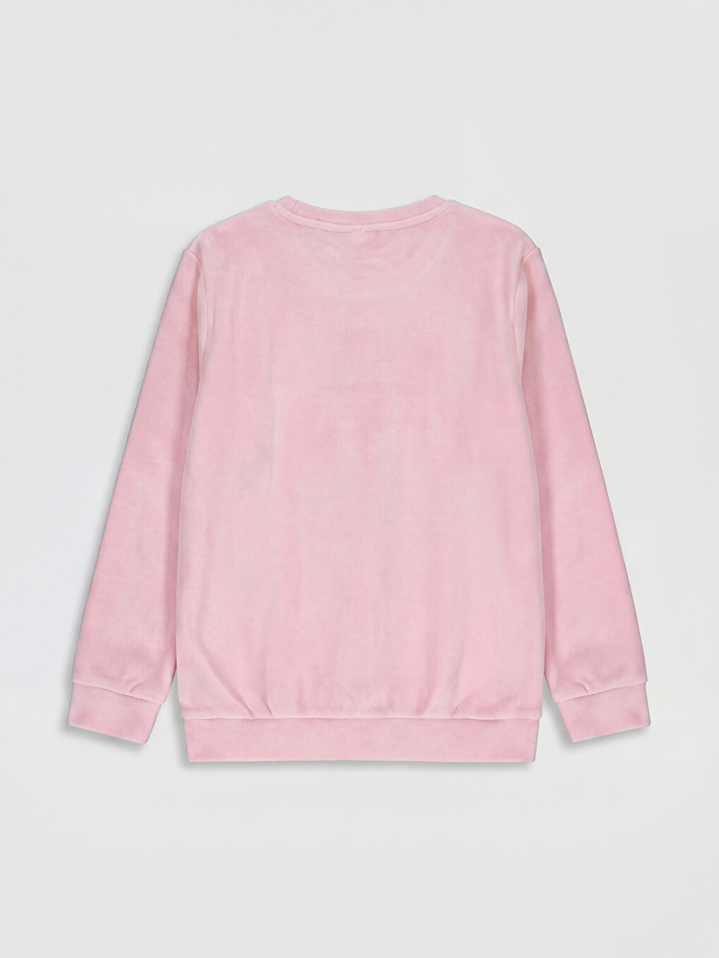 Desenli Kadife Kız Çocuk Pijama Takımı-2